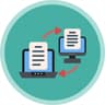 peer to peer fileshare logo